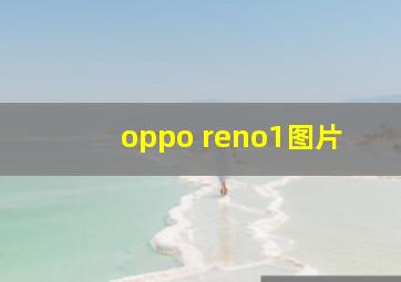 oppo reno1图片